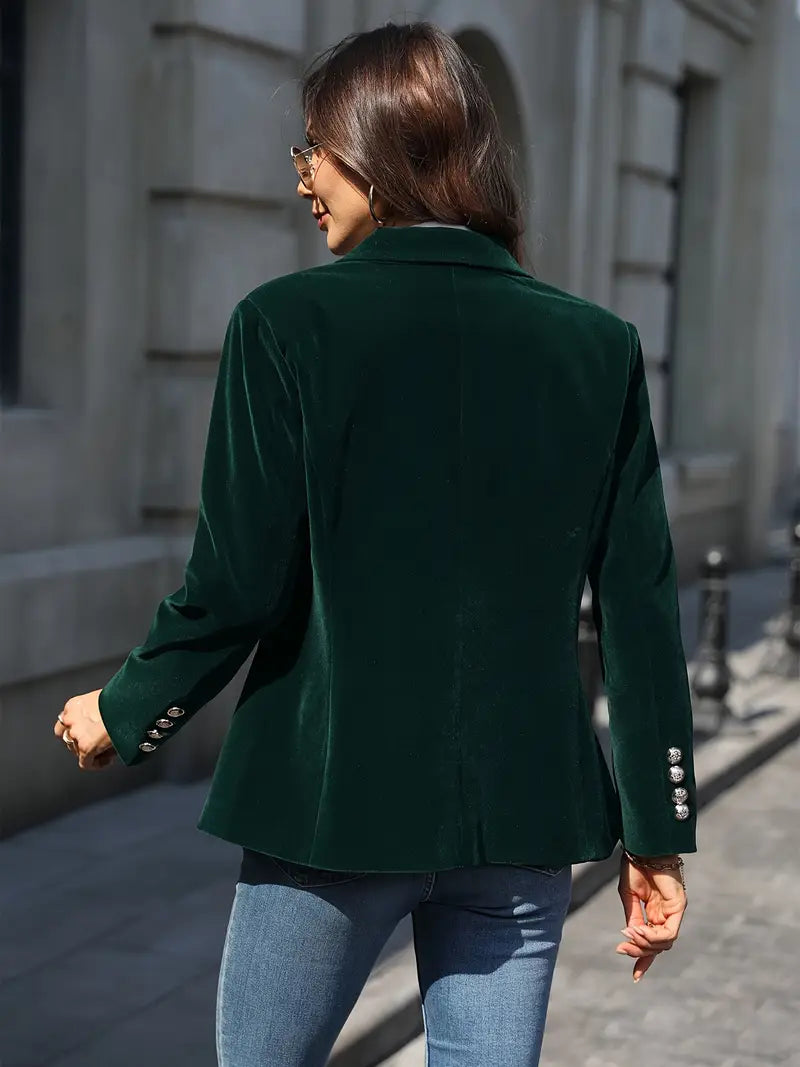 Carole | Elegant Velvet Blazer