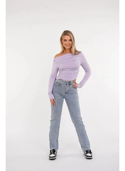 Ranveig | Jeans med Diamantmønster