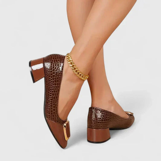 Elna | Loafers med Blokhæl