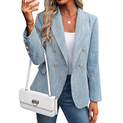 Sølvgrid | Dobbeltradet Taljeret Blazer
