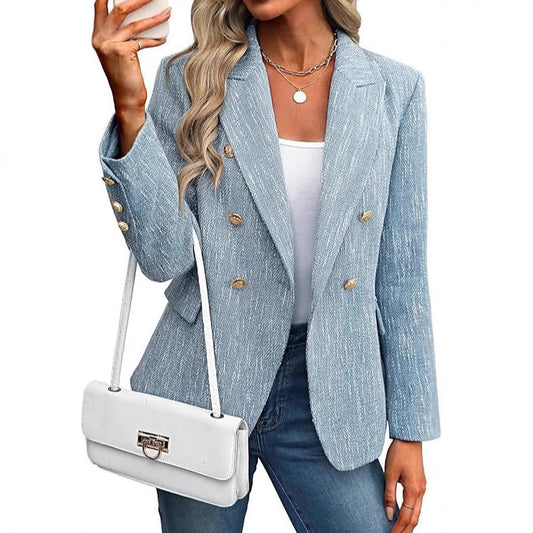 Sølvgrid | Dobbeltradet Taljeret Blazer