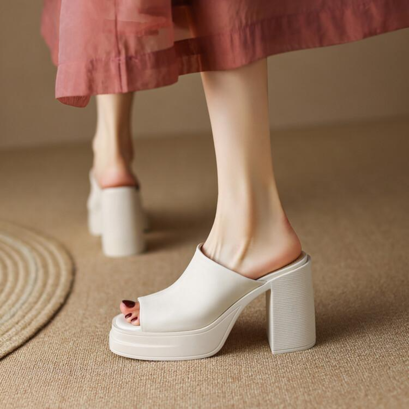Gerda | Sandaler med Blokhæl og Plateau