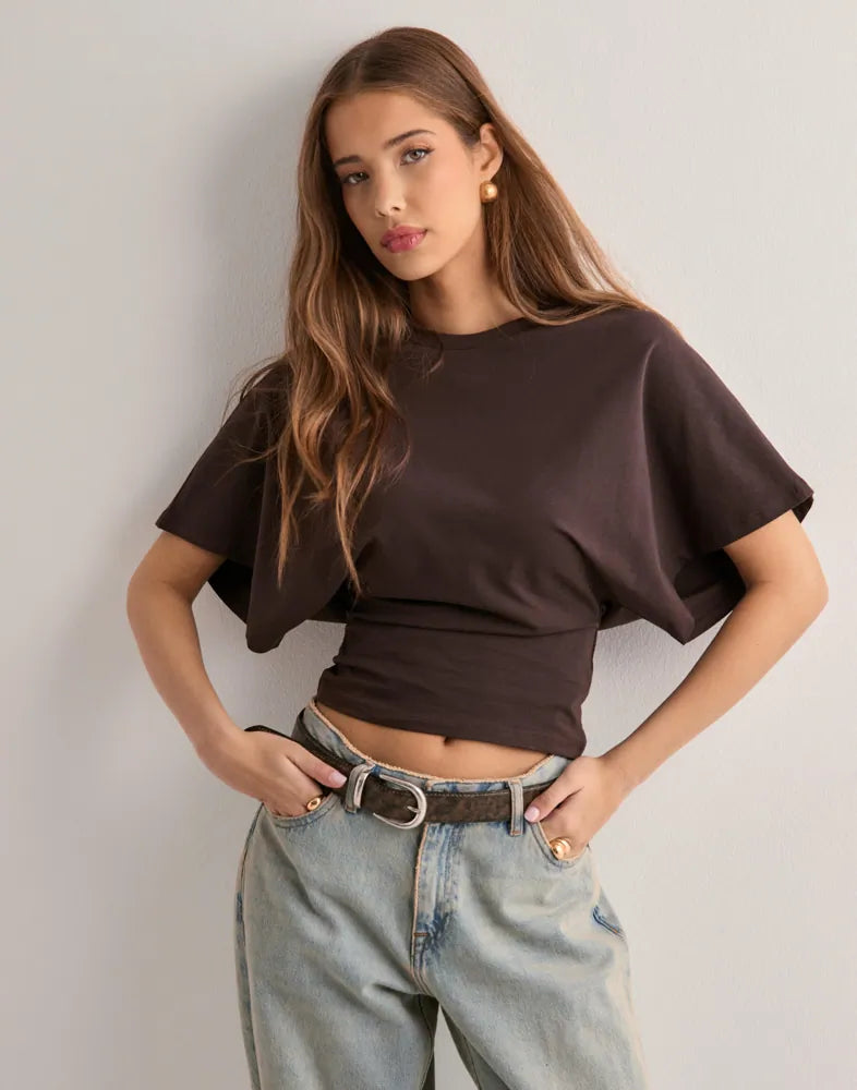 Clotilde | T-shirt med brede ærmer