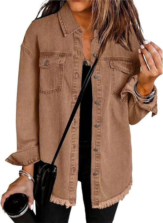 Njala | Oversize jakke med knapper