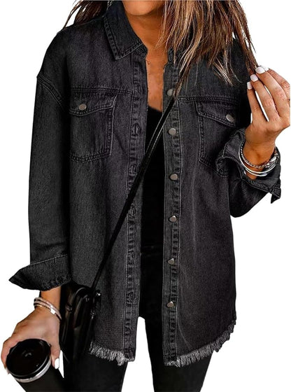 Njala | Oversize jakke med knapper