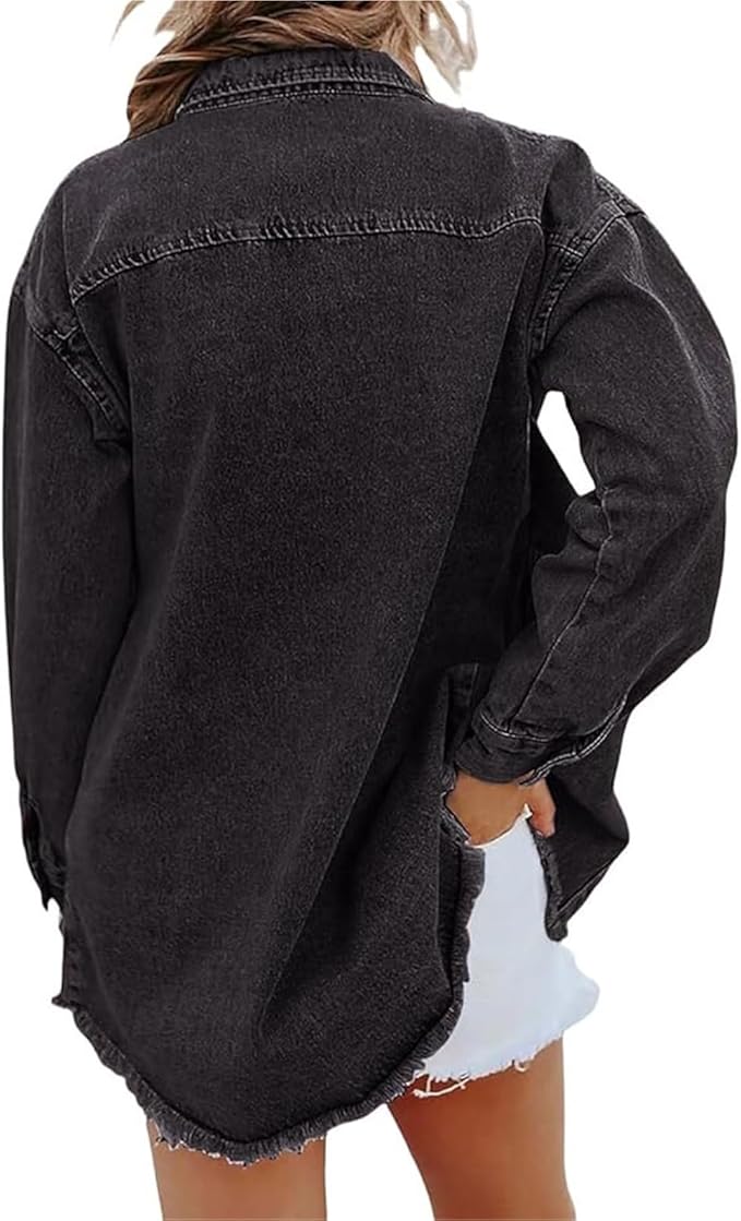Njala | Oversize jakke med knapper