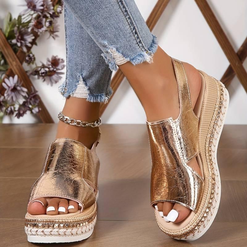 Aurora | Ortopædiske Komfort Wedge Sandaler
