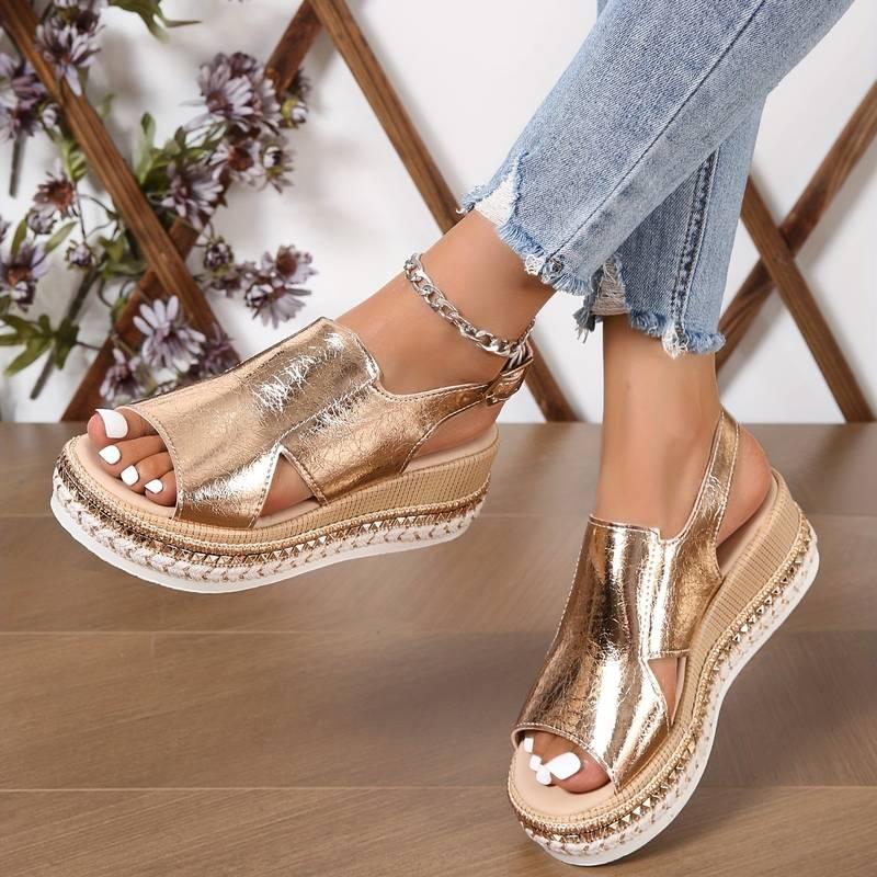 Aurora | Ortopædiske Komfort Wedge Sandaler