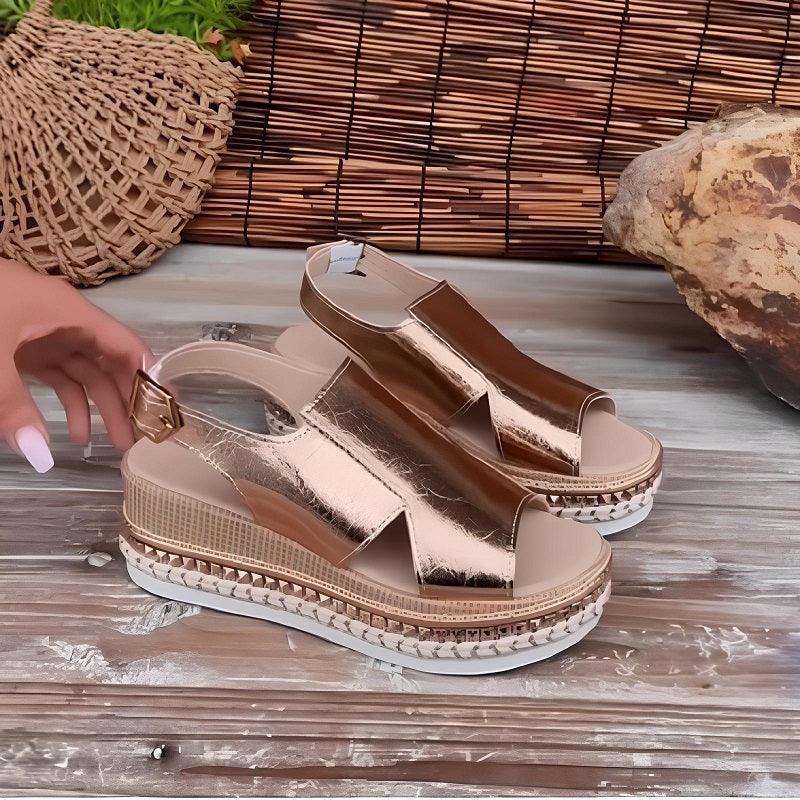 Aurora | Ortopædiske Komfort Wedge Sandaler