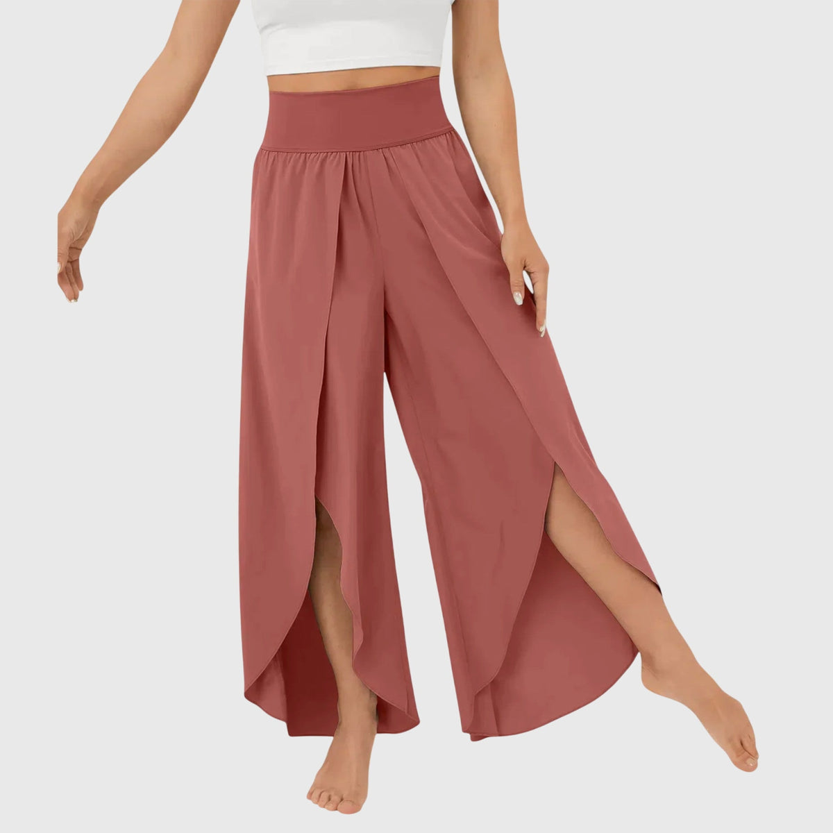 Perla | Vide bukser med indbygget shorts