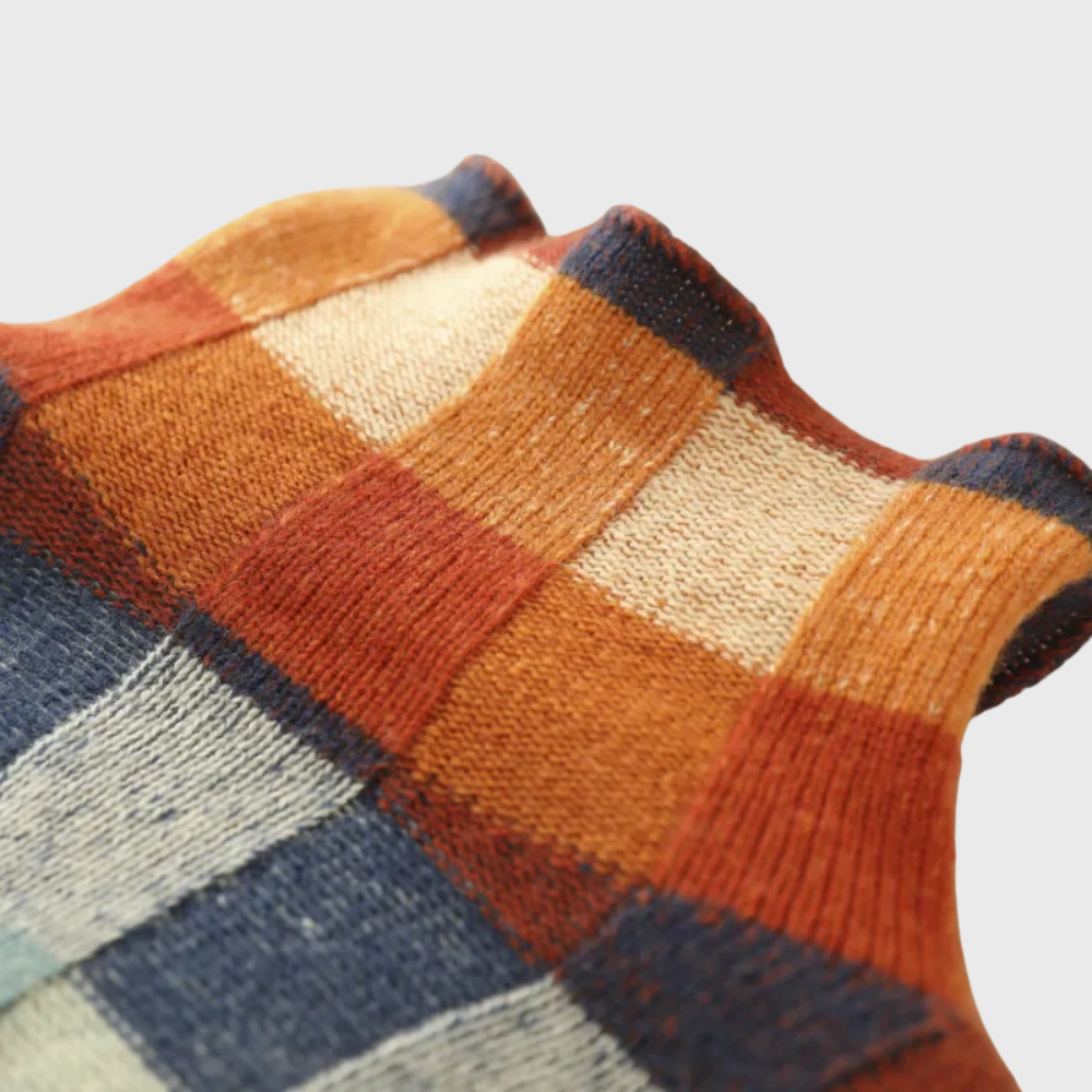 Aldis | Sweater med Farveblokke