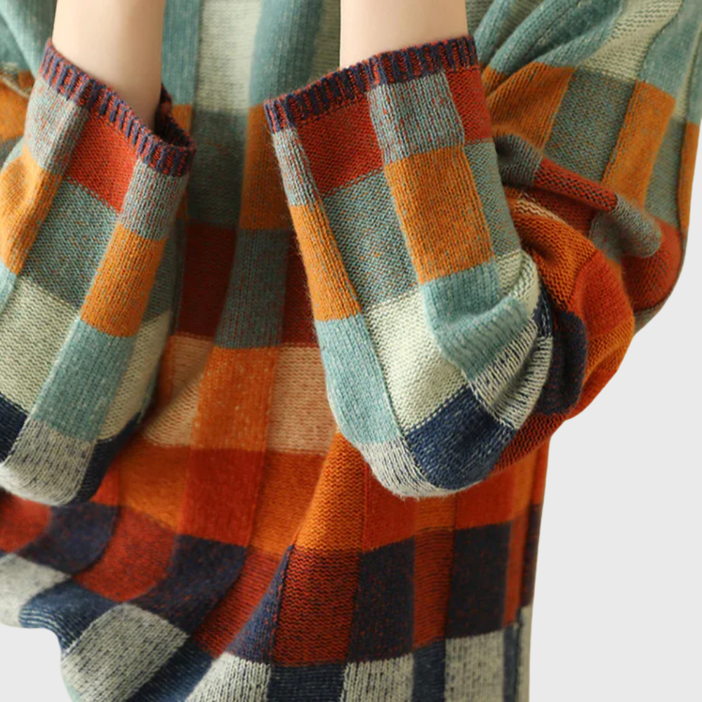 Aldis | Sweater med Farveblokke