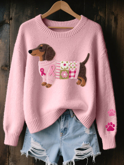 Gunnleif | Gravhunde Sweater i Blødt Strik