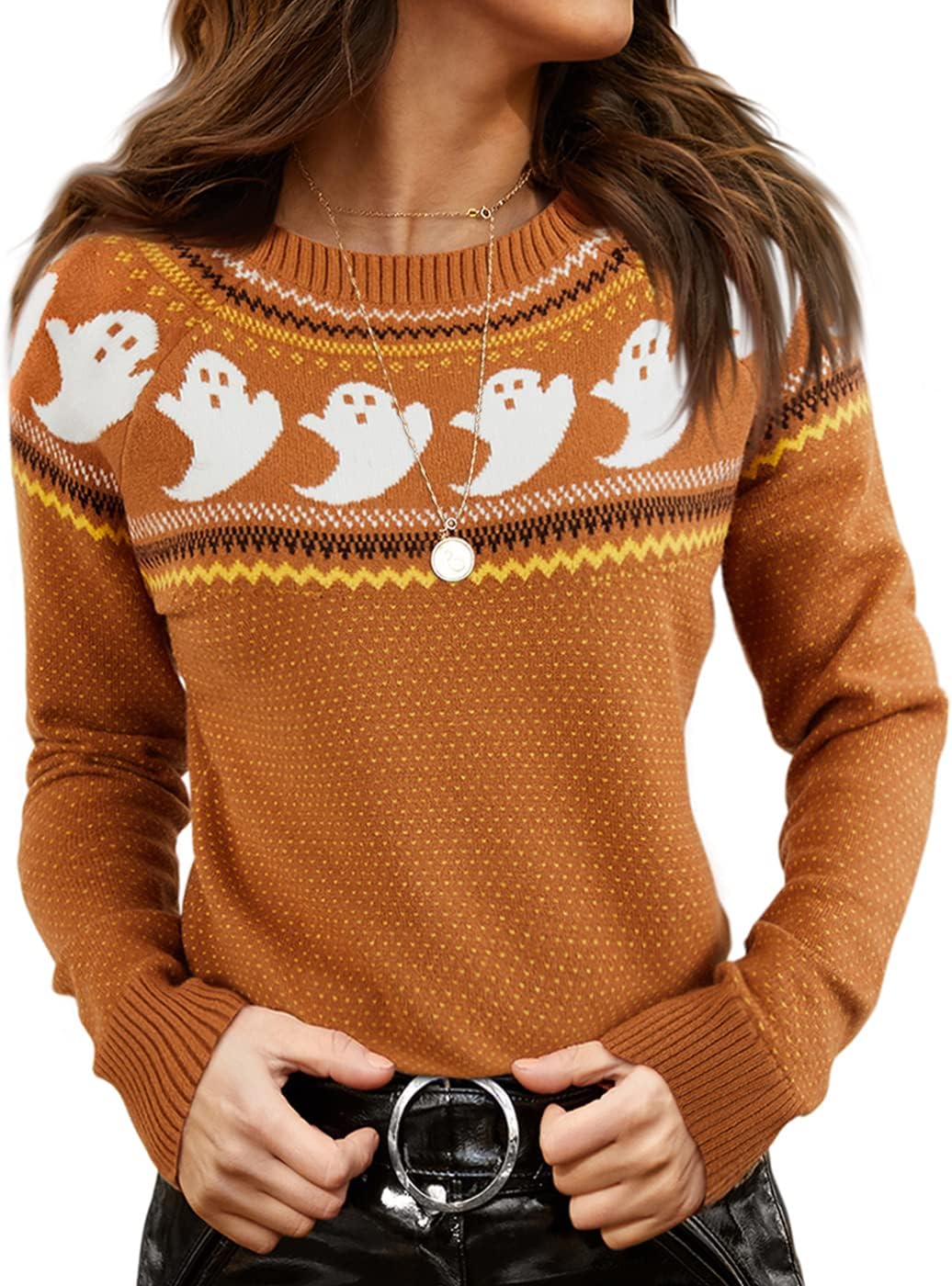 Sølvrilja | Kabelstrikket Rullekrave Sweater