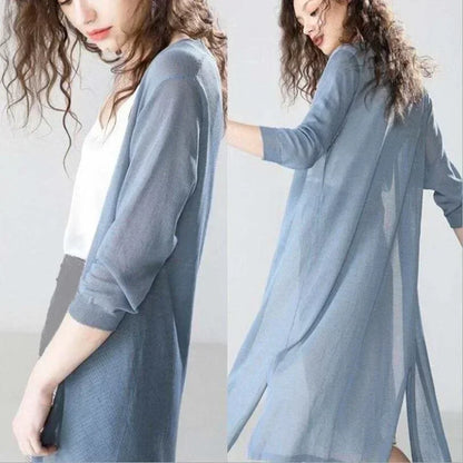 Ragndalja | Lang Åben Duster Cardigan