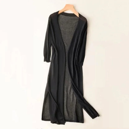 Ragndalja | Lang Åben Duster Cardigan