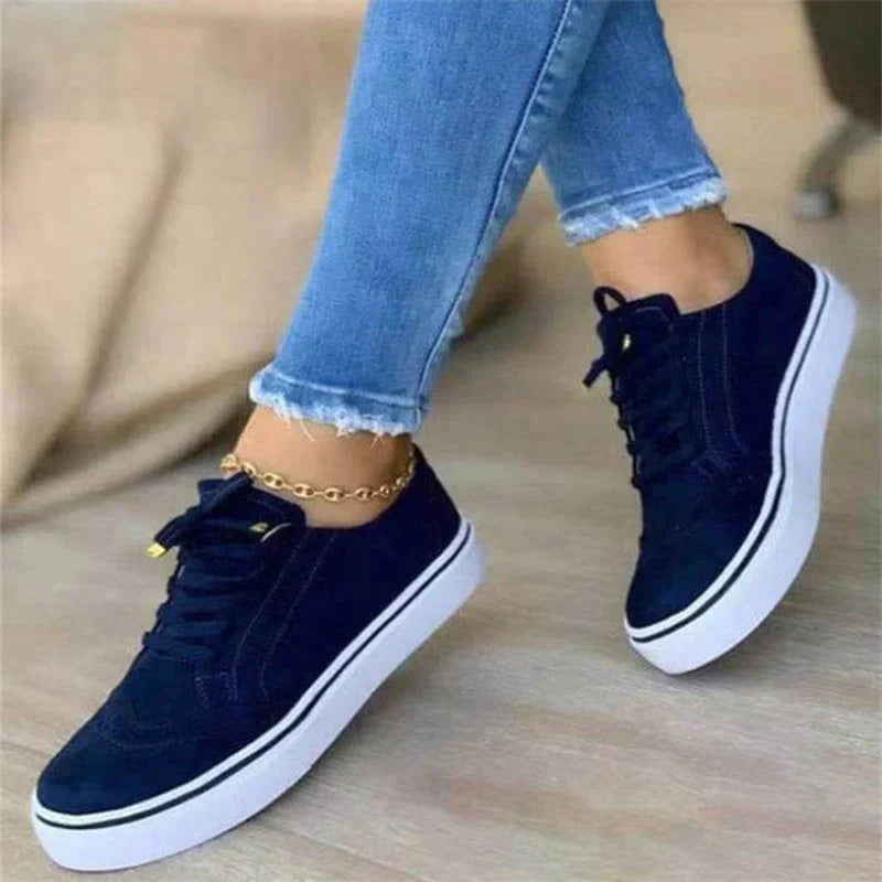 Ragnfast | Platform Sneakers i Brogue-Stil