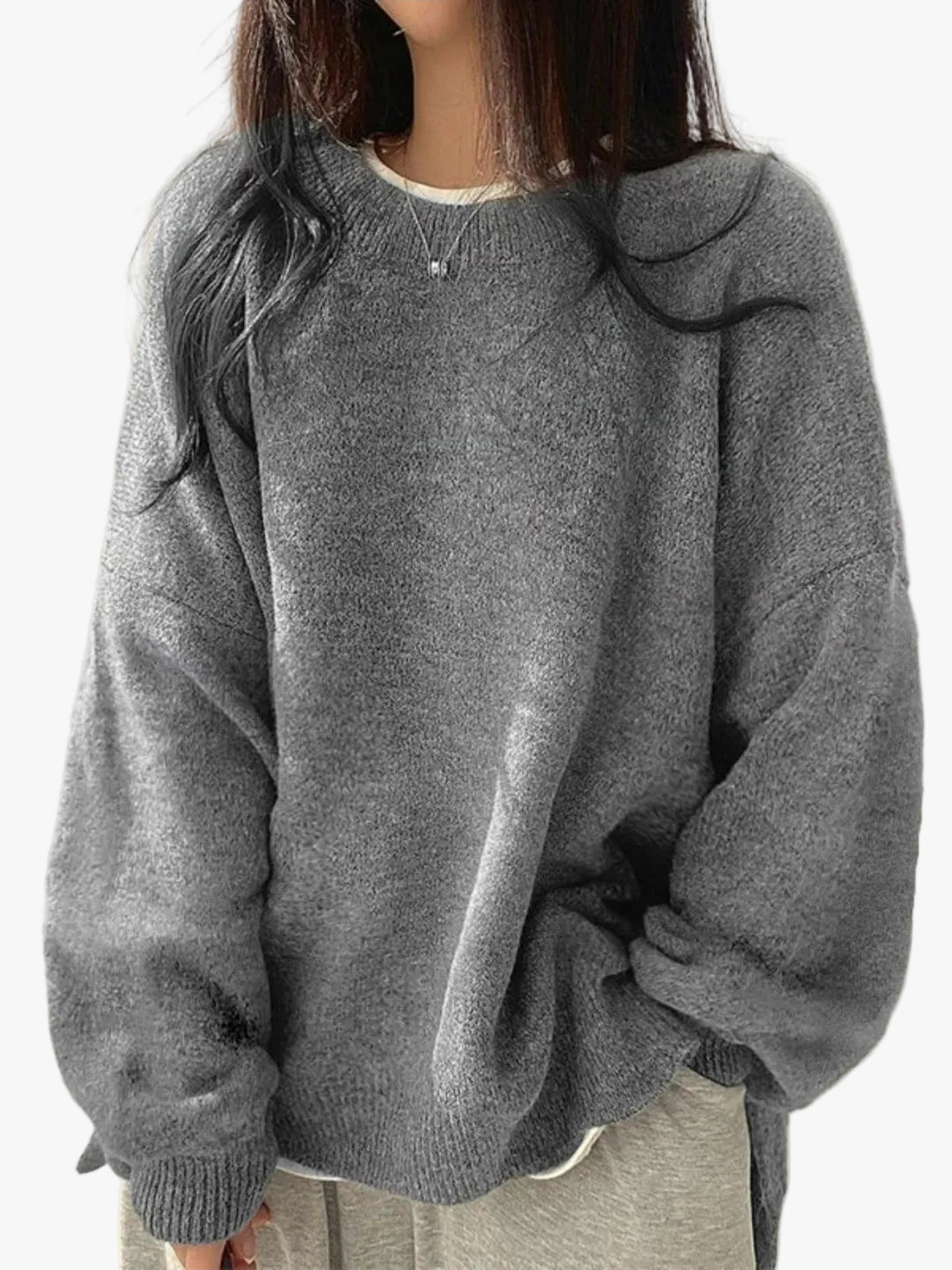 Torhalla | Sweater med Faldne Skuldre