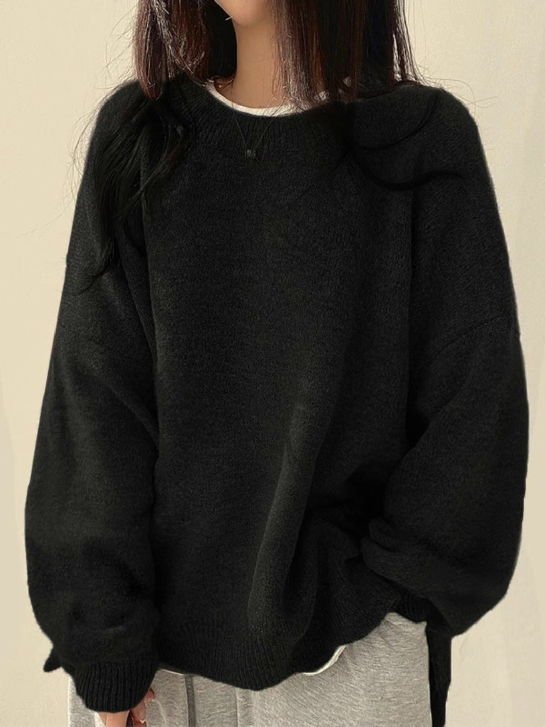 Torhalla | Sweater med Faldne Skuldre