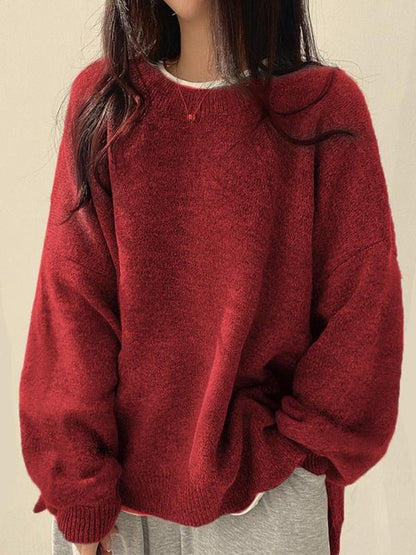 Torhalla | Sweater med Faldne Skuldre