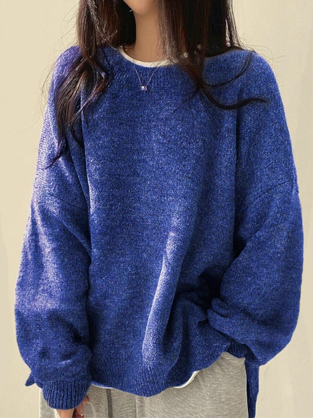 Torhalla | Sweater med Faldne Skuldre