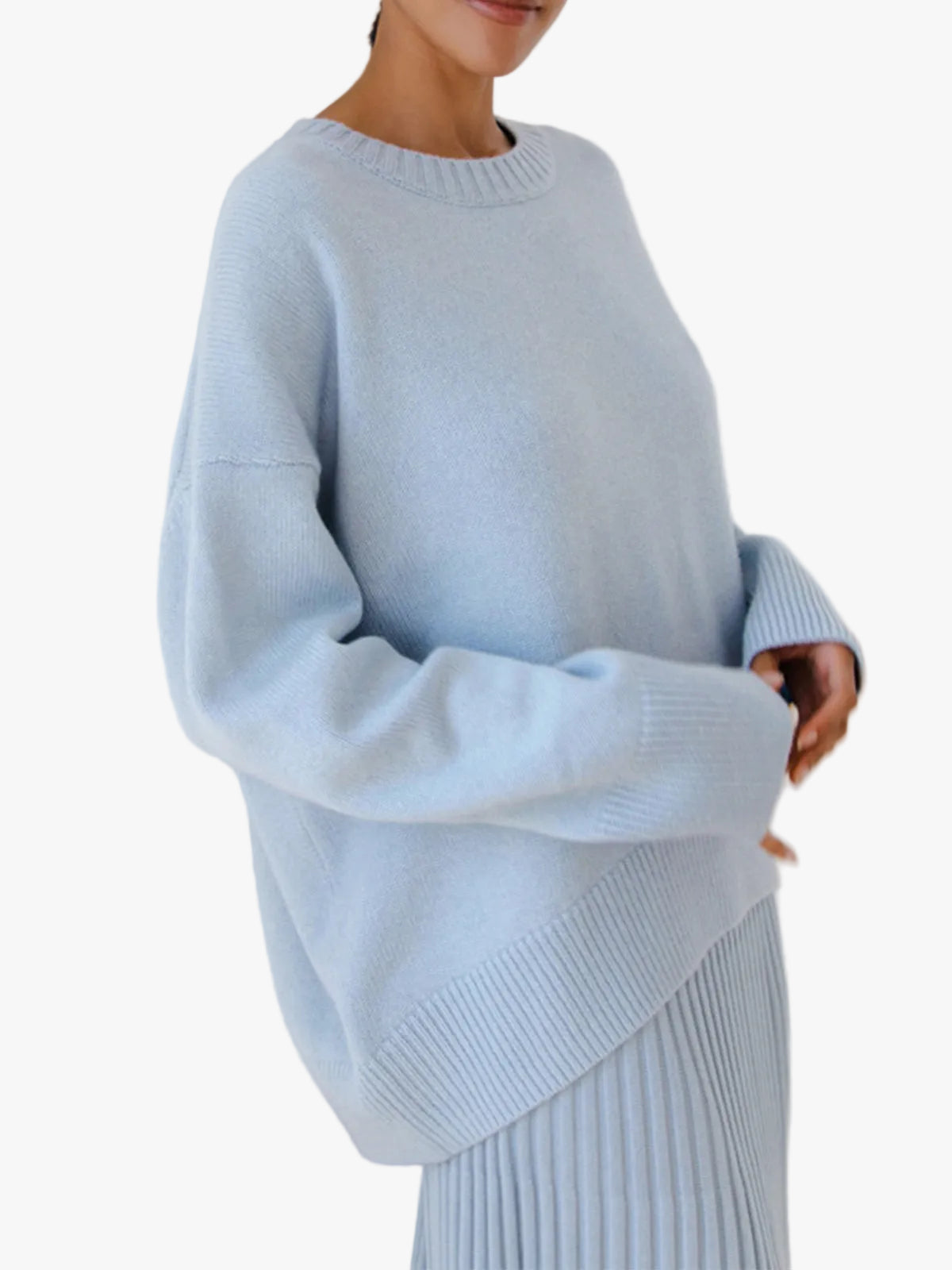 Ragnelv | Klassisk Sweater med Ribkant