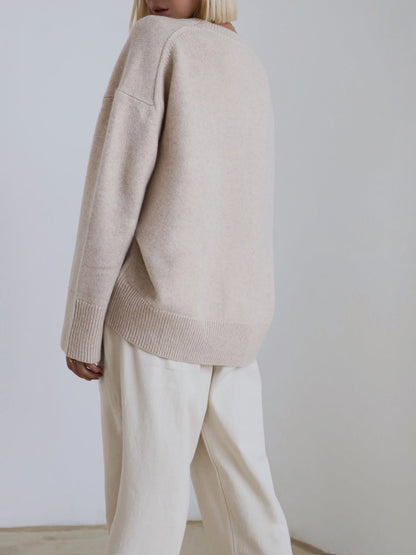 Ragnelv | Klassisk Sweater med Ribkant