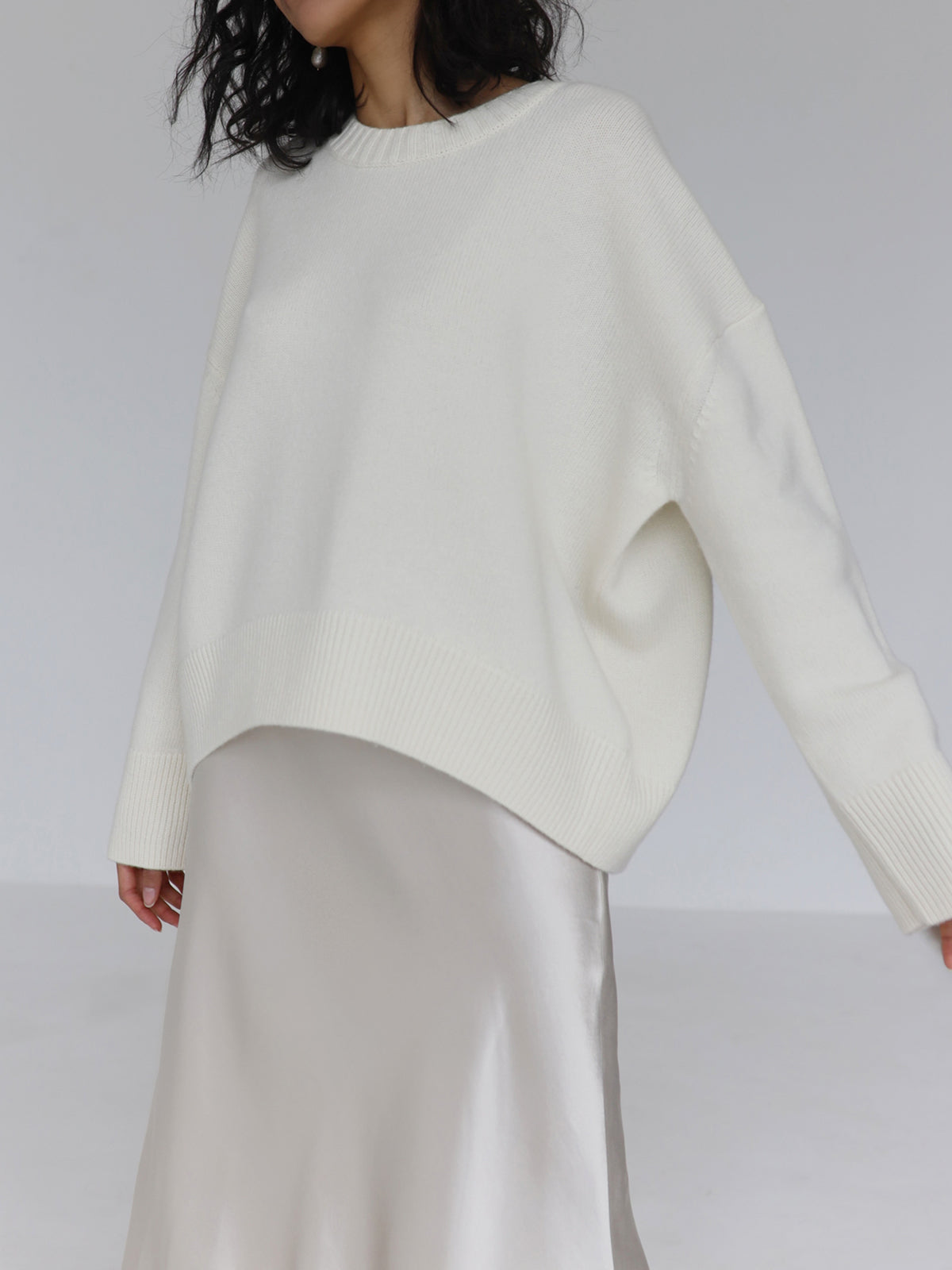Ragnelv | Klassisk Sweater med Ribkant