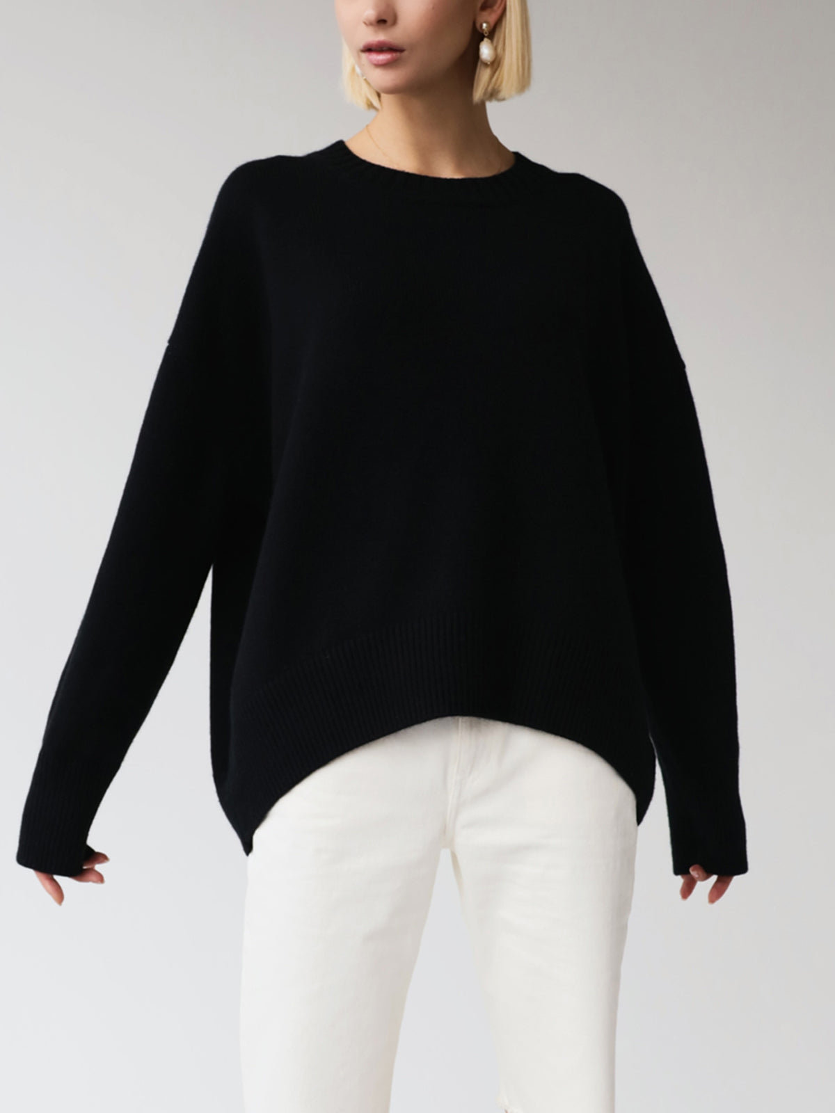 Ragnelv | Klassisk Sweater med Ribkant