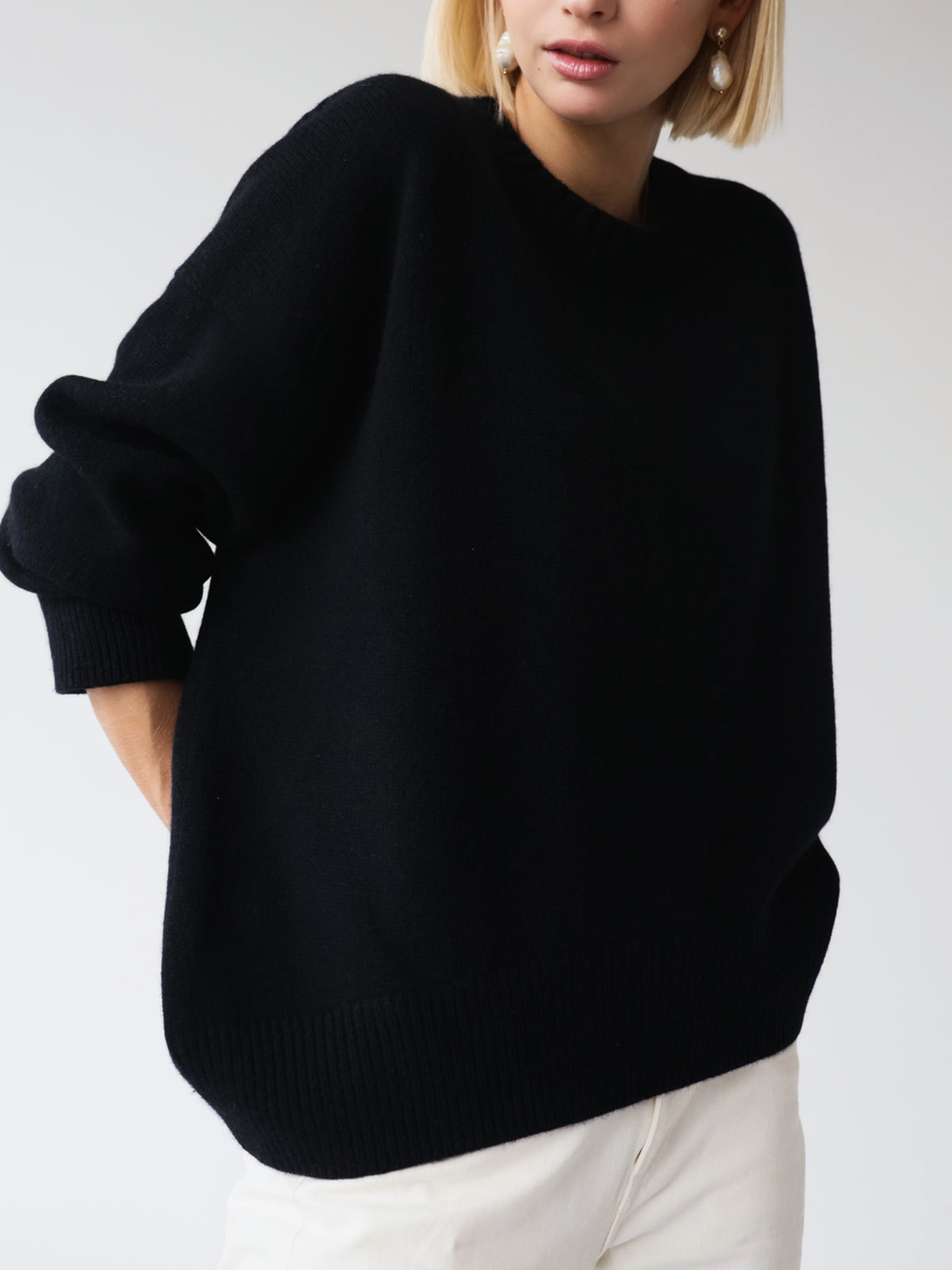 Ragnelv | Klassisk Sweater med Ribkant