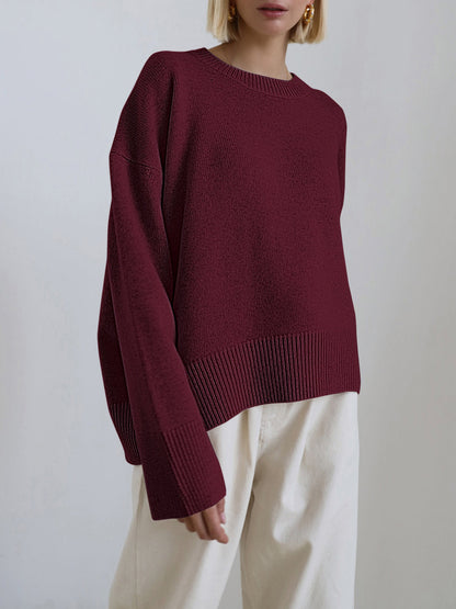 Ragnelv | Klassisk Sweater med Ribkant