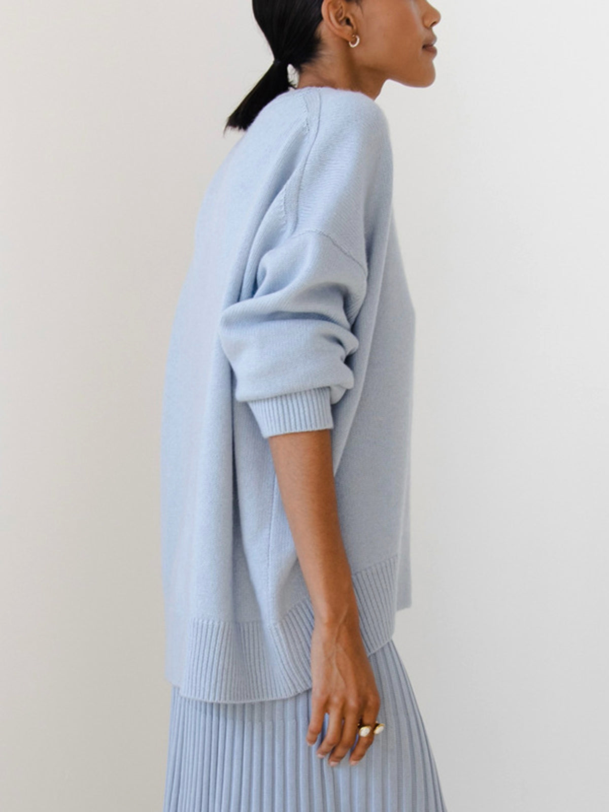 Ragnelv | Klassisk Sweater med Ribkant
