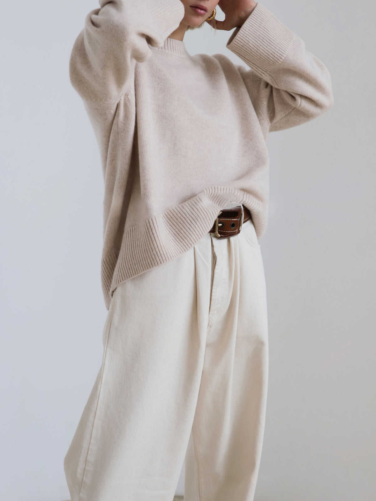 Ragnelv | Klassisk Sweater med Ribkant