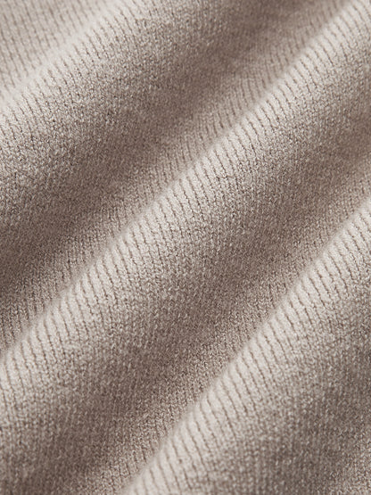 Ingebrid | Ribstrikket Sweater med Rullekrave