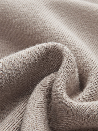 Ingebrid | Ribstrikket Sweater med Rullekrave