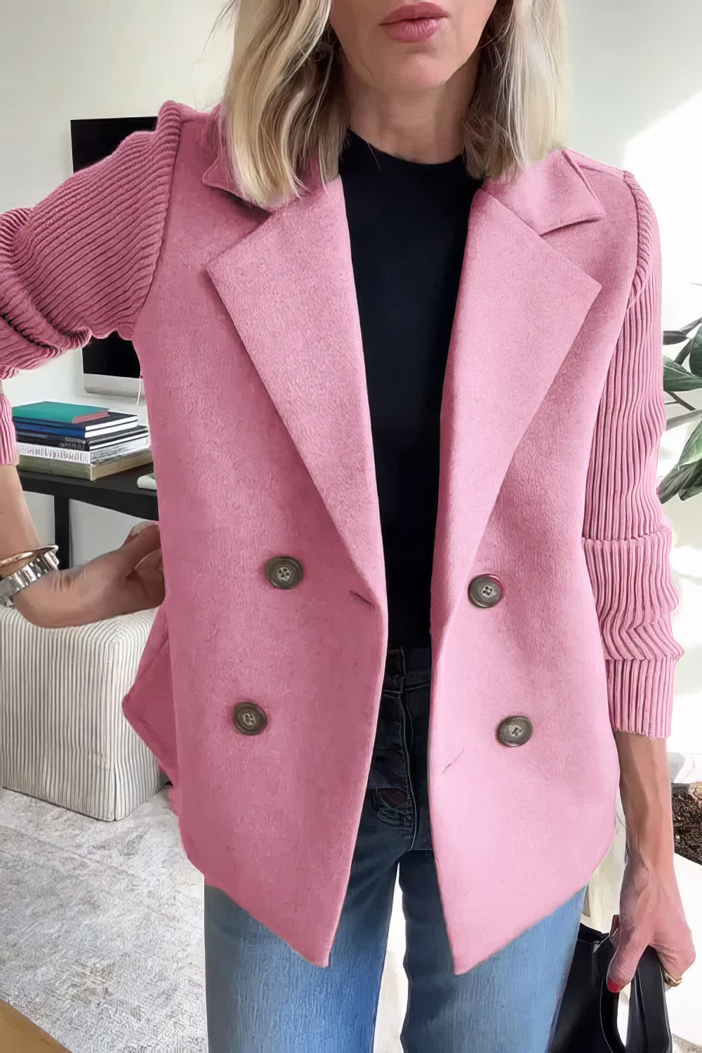 Claire | Elegant Dame Blazer – Tidøs Stil og Komfort