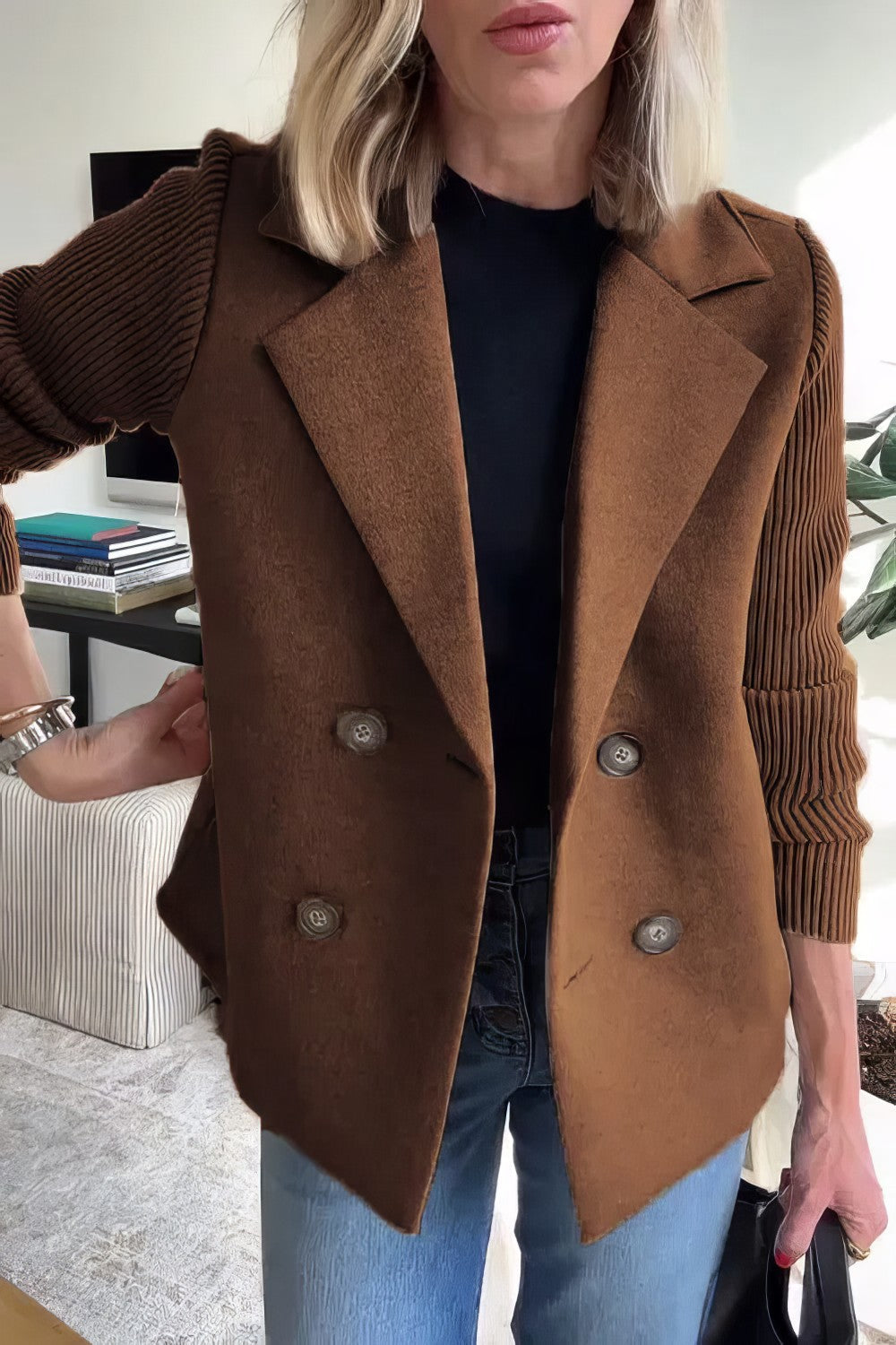 Claire | Elegant Dame Blazer – Tidøs Stil og Komfort