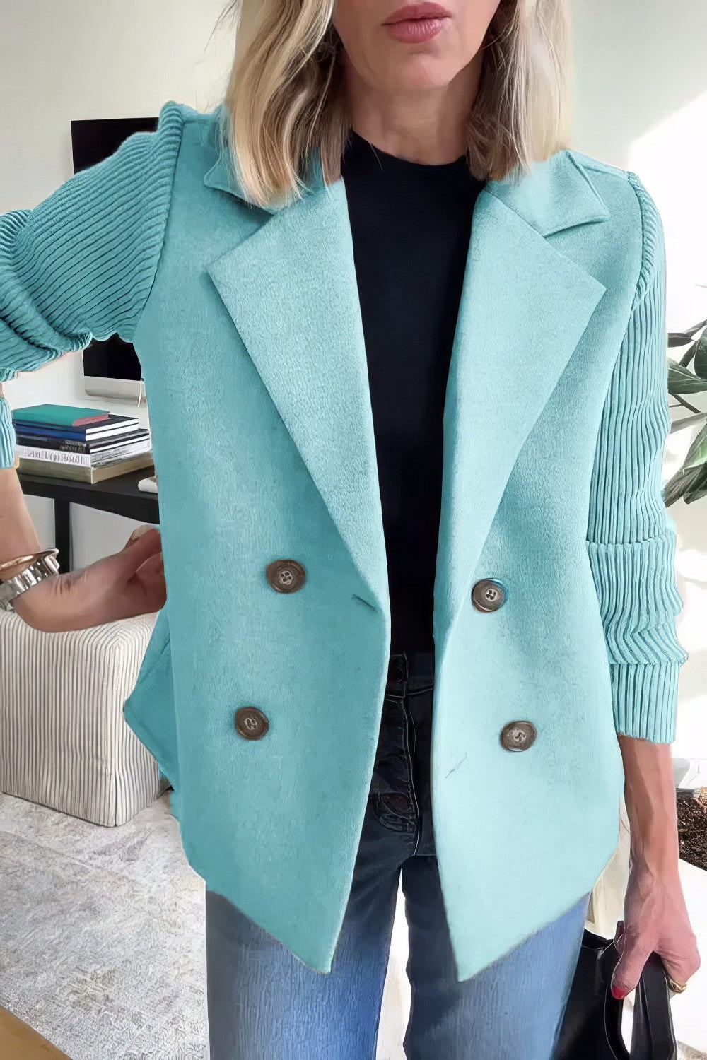 Claire | Elegant Dame Blazer – Tidøs Stil og Komfort