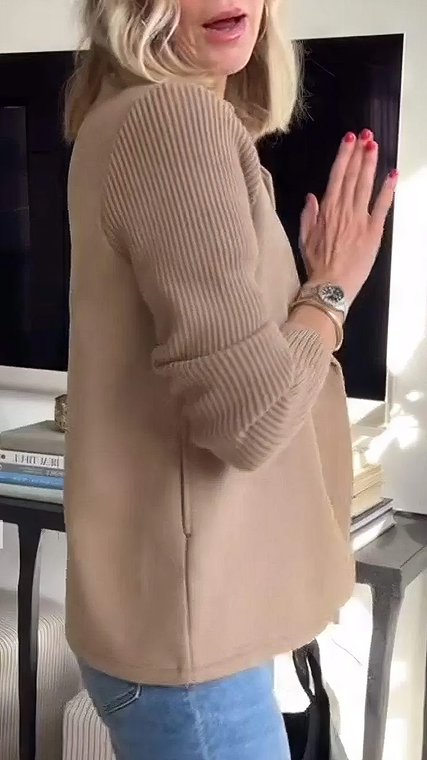 Claire | Elegant Dame Blazer – Tidøs Stil og Komfort