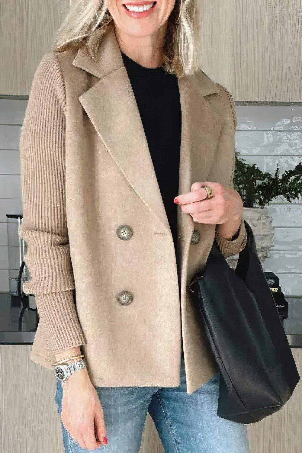 Claire | Elegant Dame Blazer – Tidøs Stil og Komfort