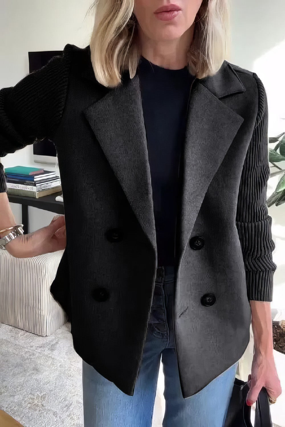 Claire | Elegant Dame Blazer – Tidøs Stil og Komfort